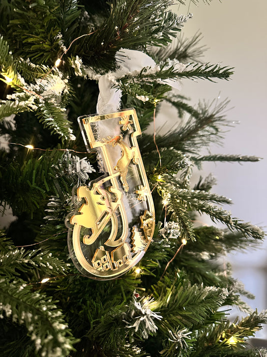 Christmas 3D Letter Tags - Personalised Festive Santa Sack Tag