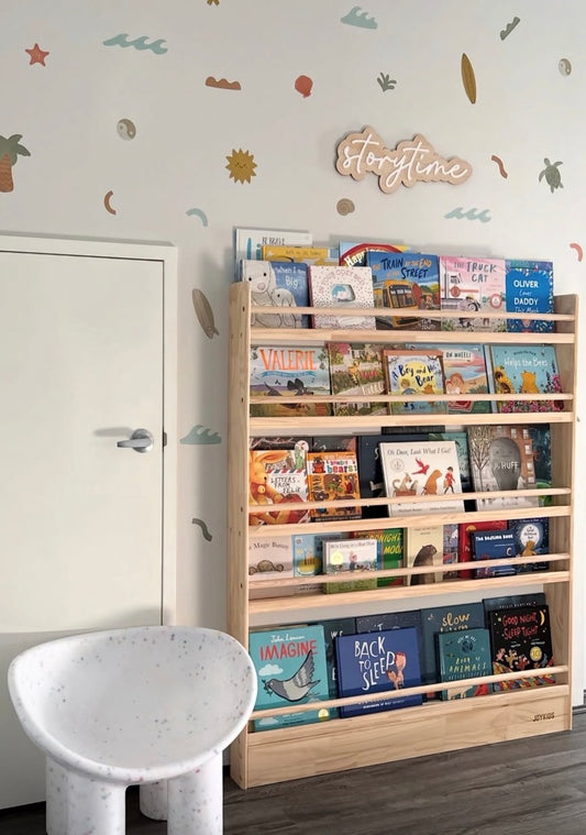 Storytime Wall Sign for Kids Reading Corner | Wooden & Acrylic Decor