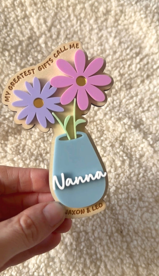 Personalised Mothers Day Magnet for Mum | Gift for her |