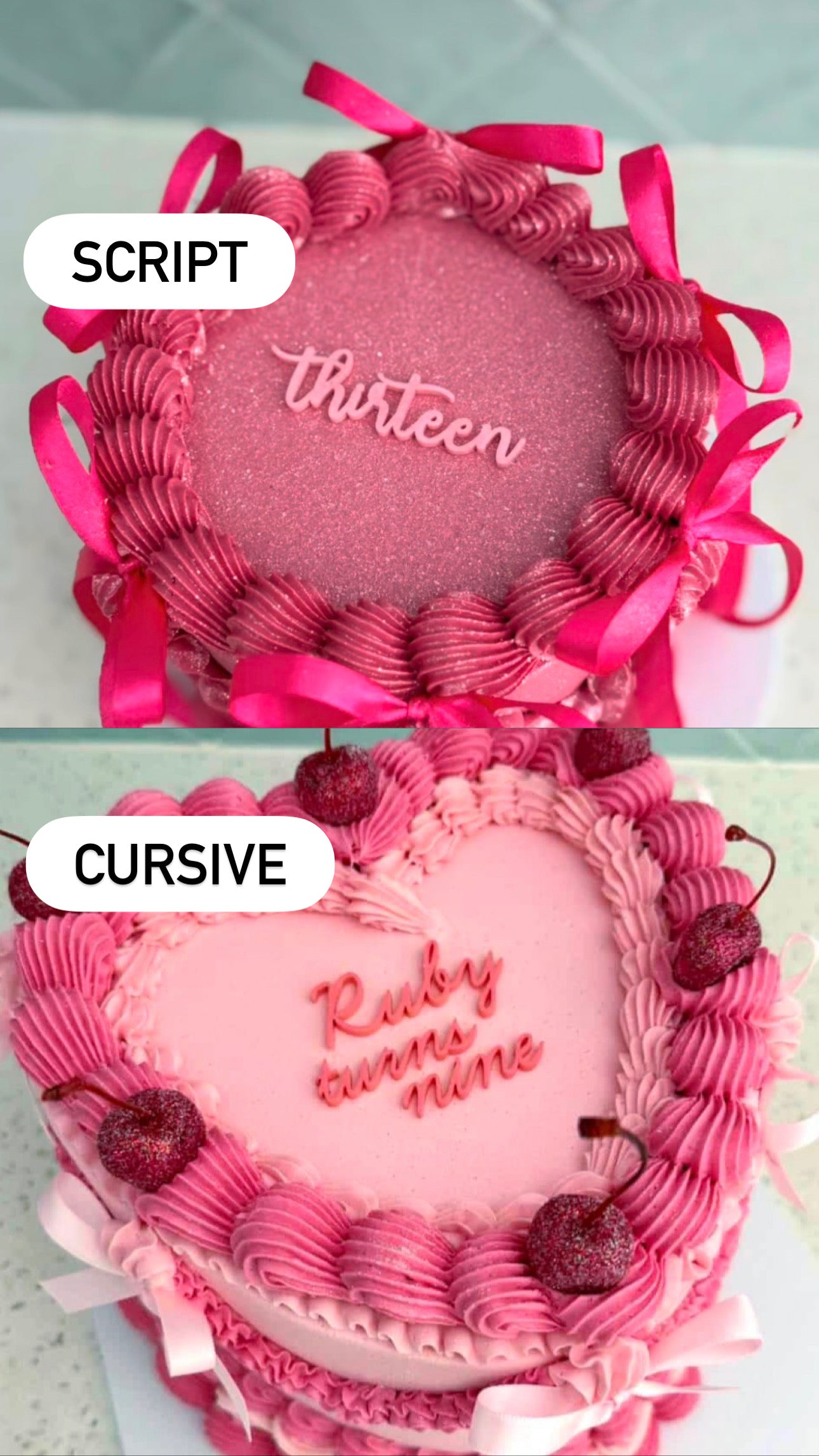 Personalised Birthday Cake Topper | Custom Name | Acrylic Cake Name Topper