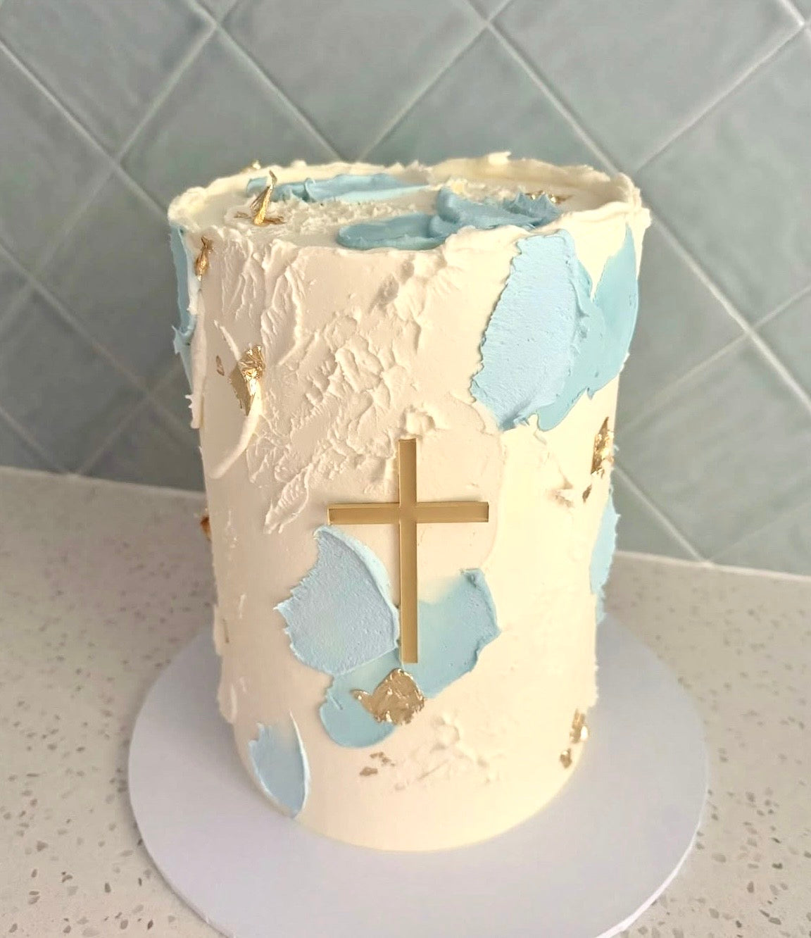 Cross Cake Fropper | Christening Cake Topper | Baptism Ceremony