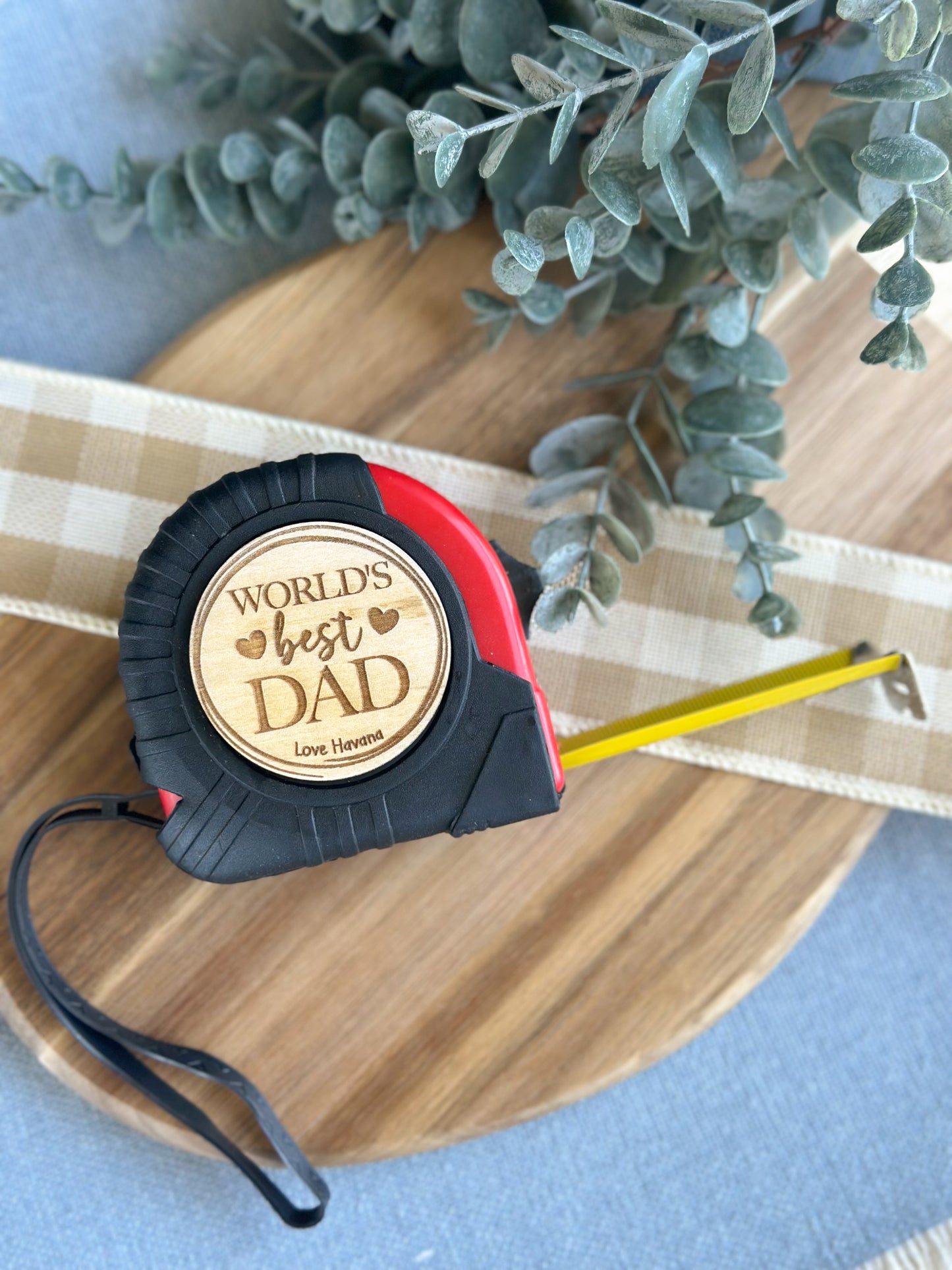 Personalised Tape Measure | Engraved Gift for Dad, Pop, Grandpa | 9 designs