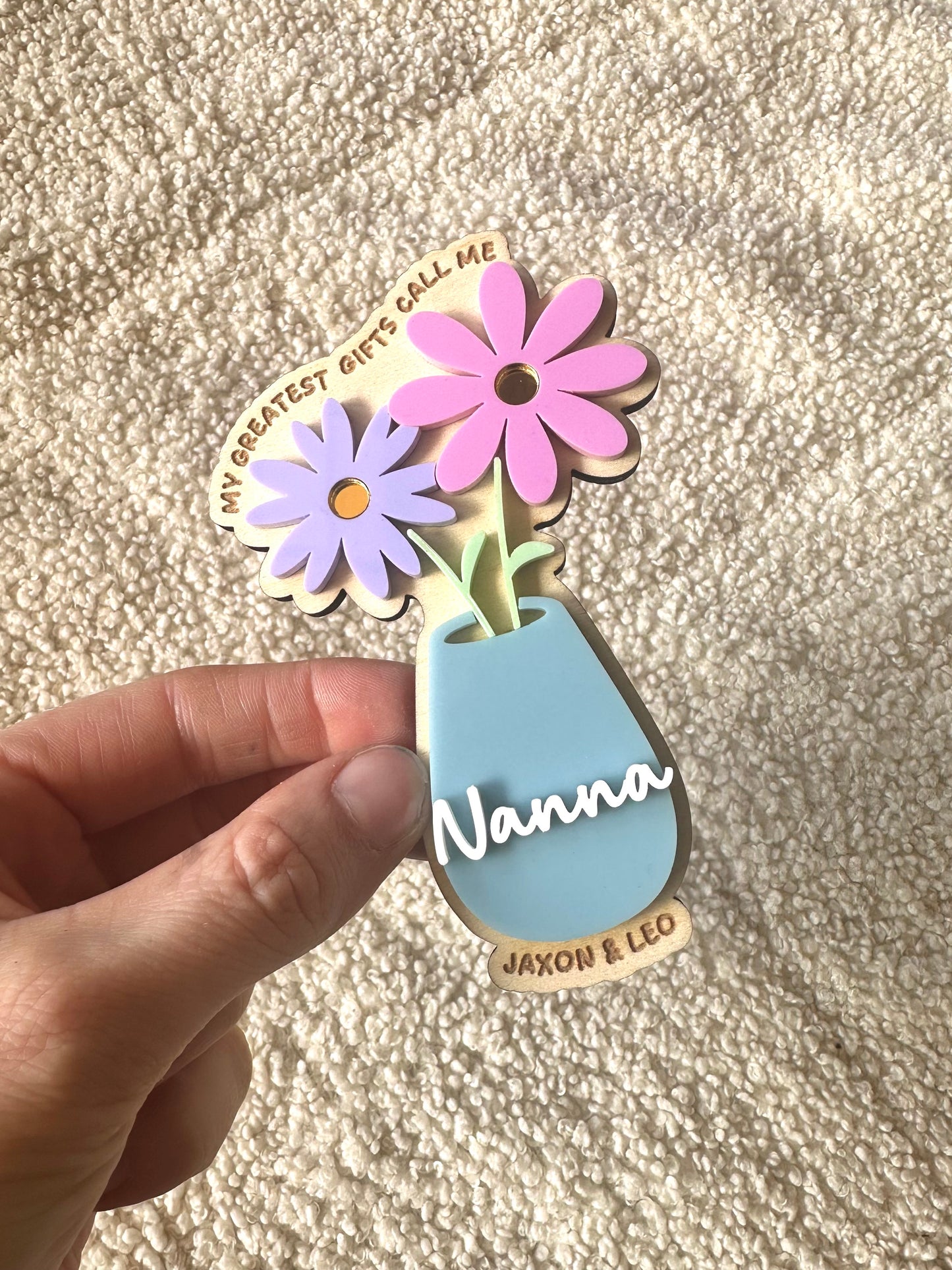 Personalised Mothers Day Magnet for Mum | Gift for her |