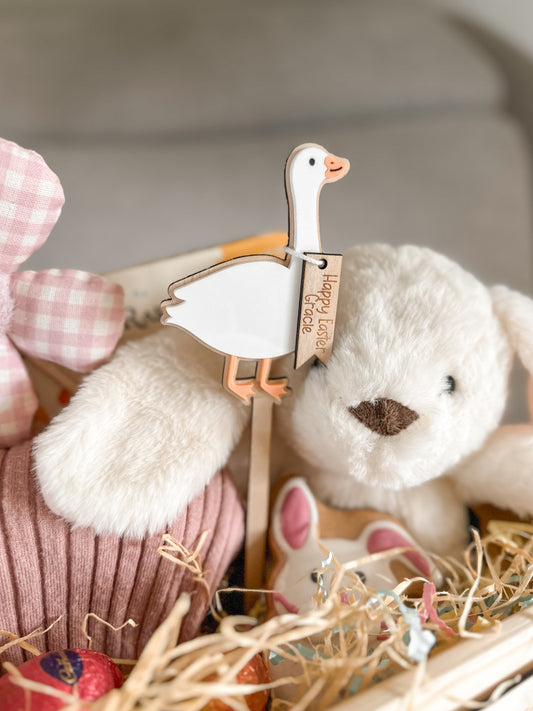 Easter Basket Gift Spikes | Easter Present Goose Decor | Happy Easter Photo Props