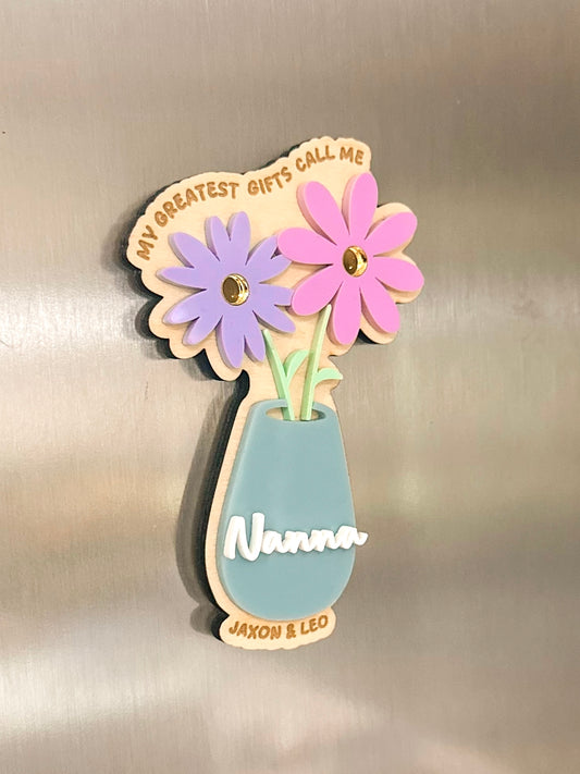 Personalised Mothers Day Magnet for Mum | Gift for her |