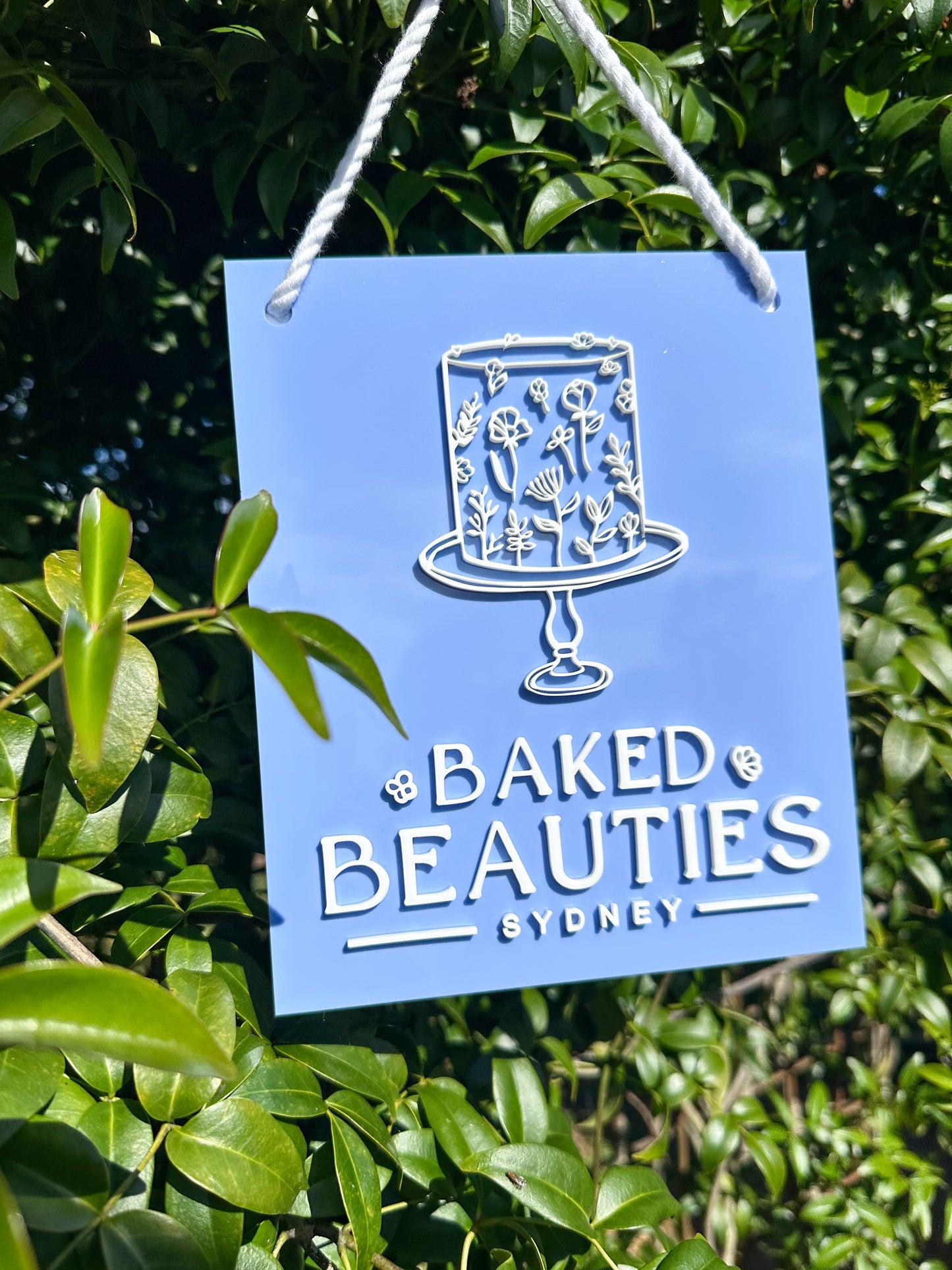 Custom Acrylic Business Name Door Sign | Personalised Salon & Office Signage