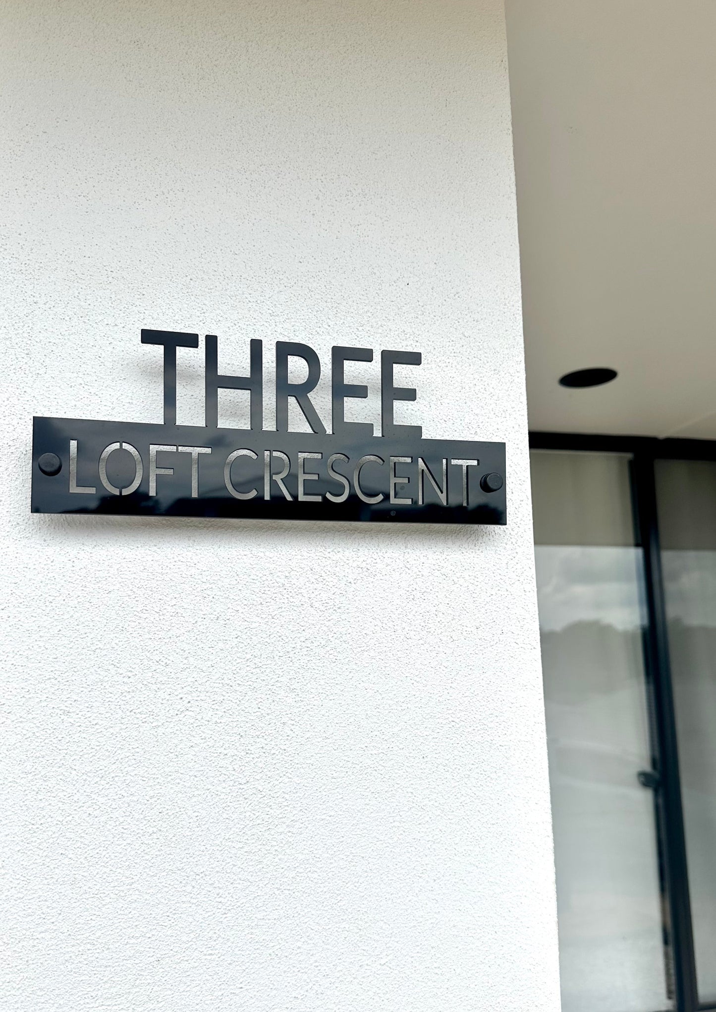 Personalised Acrylic House Sign | Custom Street Number & Name Door Plaque