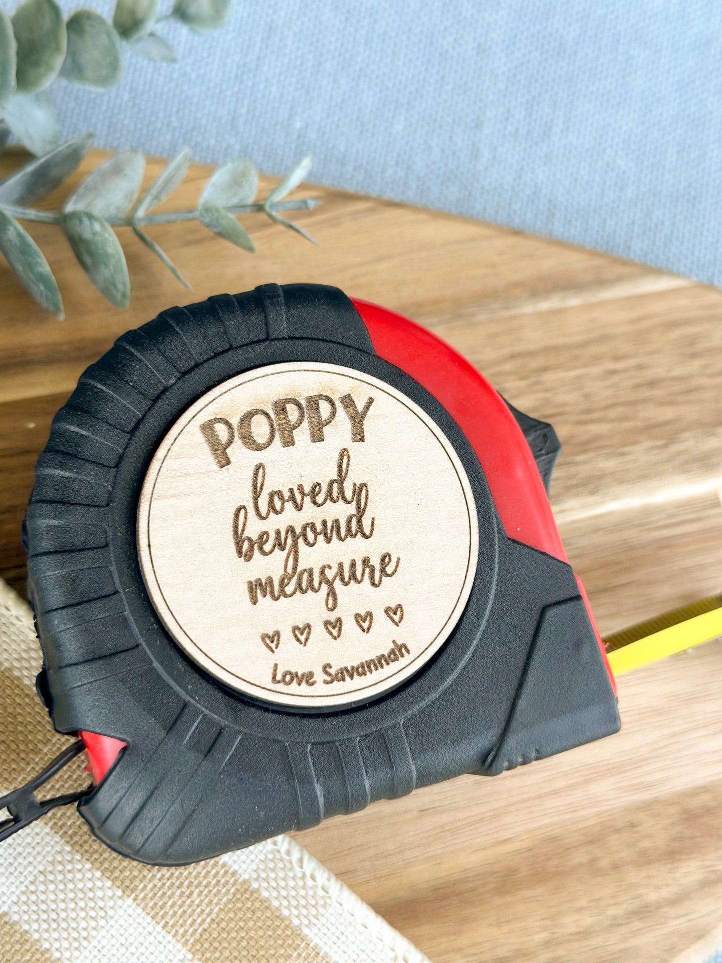 Personalised Tape Measure | Engraved Gift for Dad, Pop, Grandpa | 9 designs