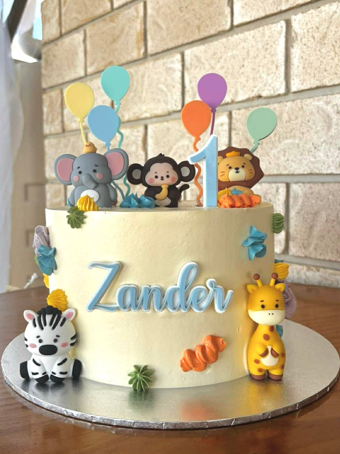 balloon party themed birthday cake toppers