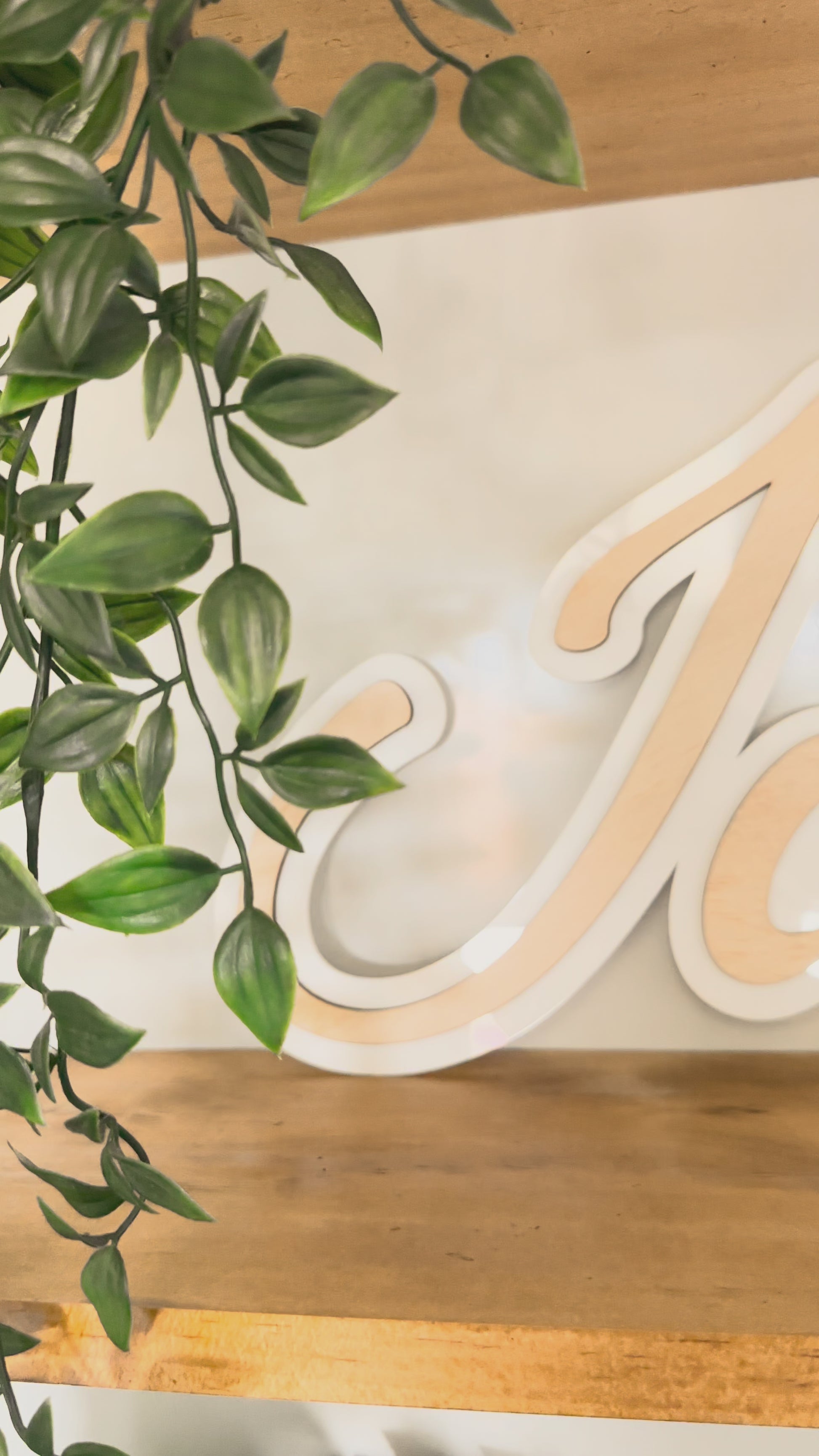 Kids room nursery decorative wall name sign, wood and acrylic, double layered sign, wall decor, boys room, girls room, room makeover