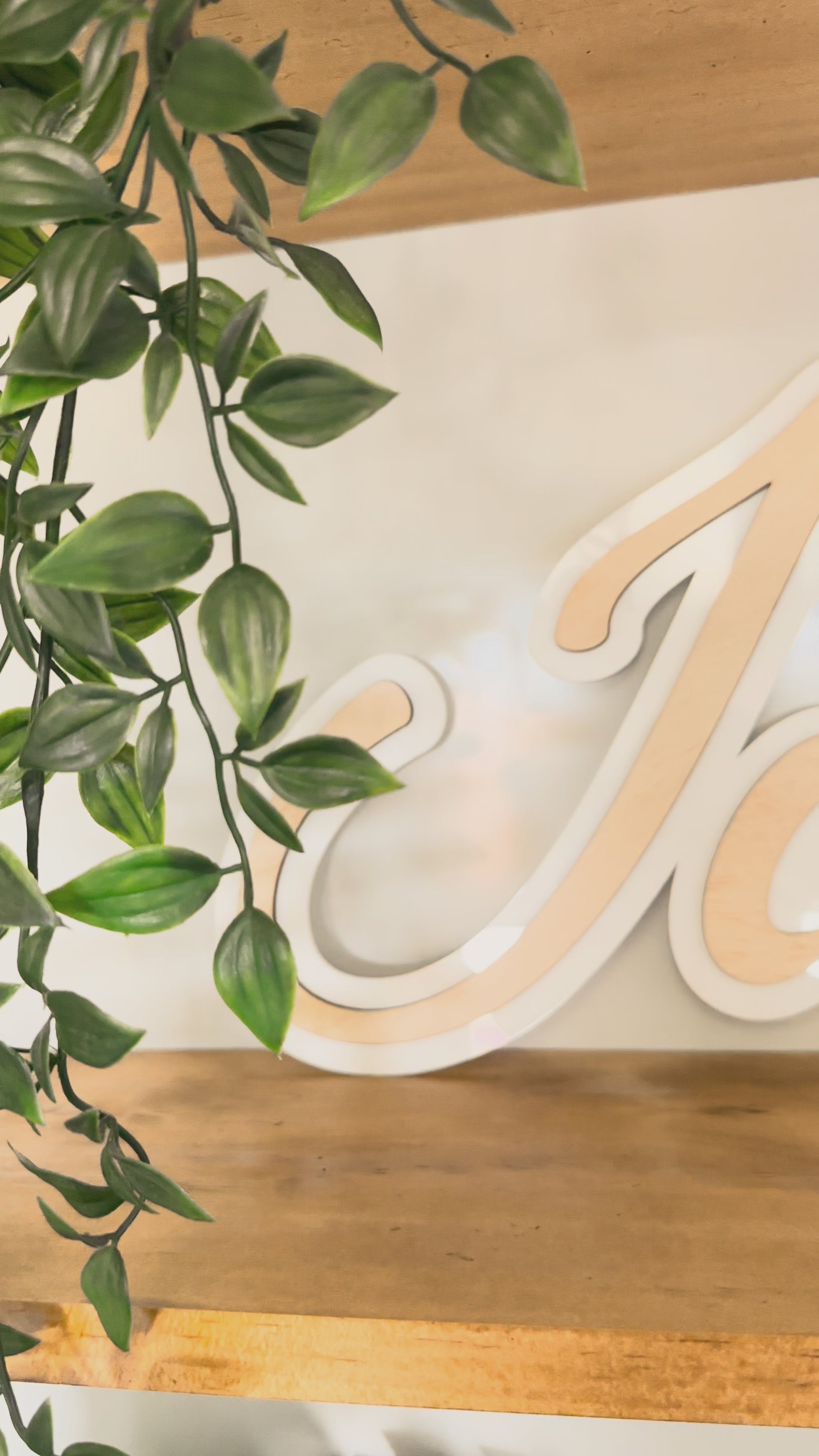 Kids room nursery decorative wall name sign, wood and acrylic, double layered sign, wall decor, boys room, girls room, room makeover